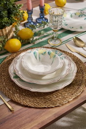 Hermia Sunny Grove Juego de Cena de Porcelana 24 Piezas